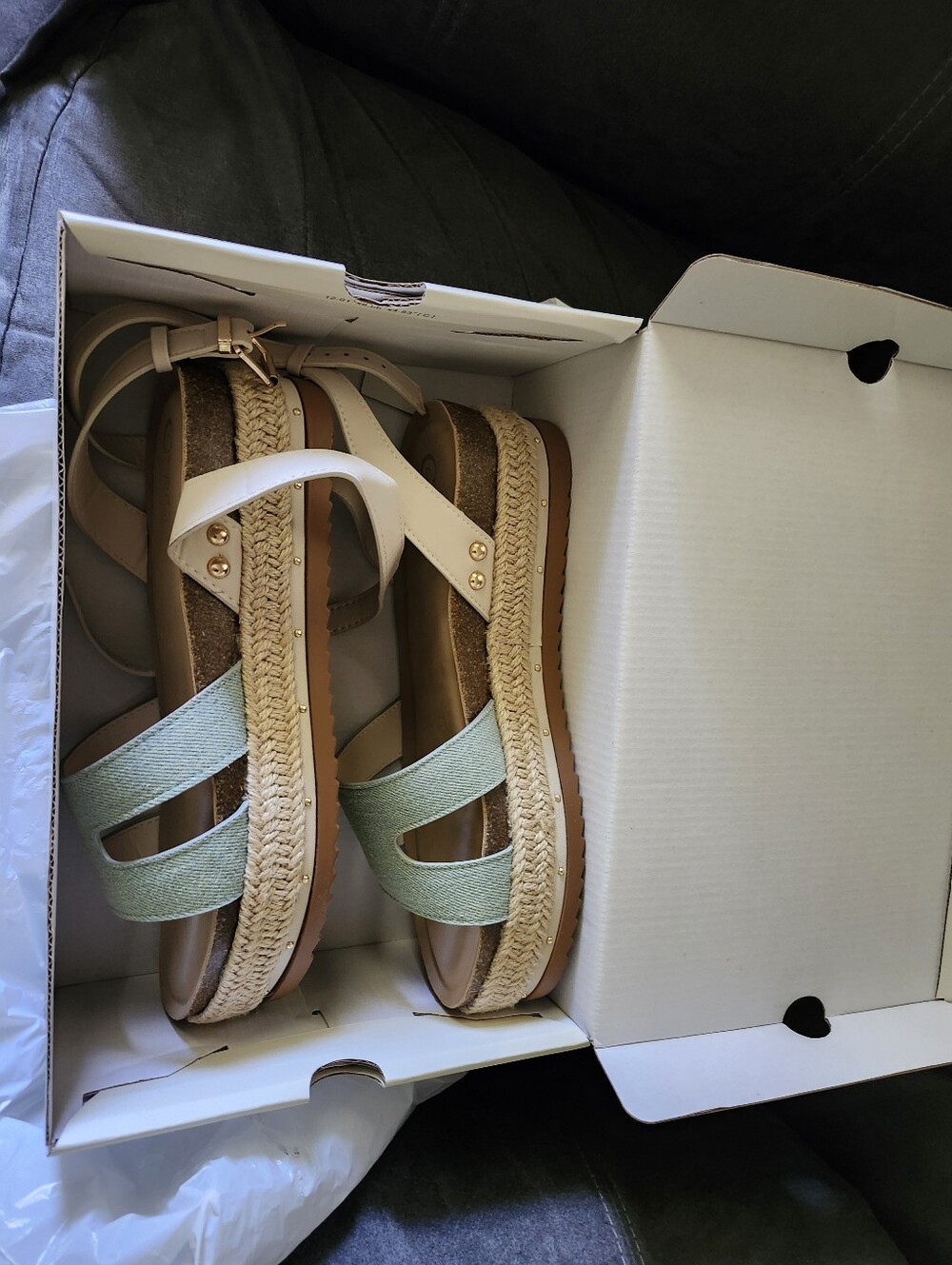 Women’s Mint Green Platform Espadrille Sandals
